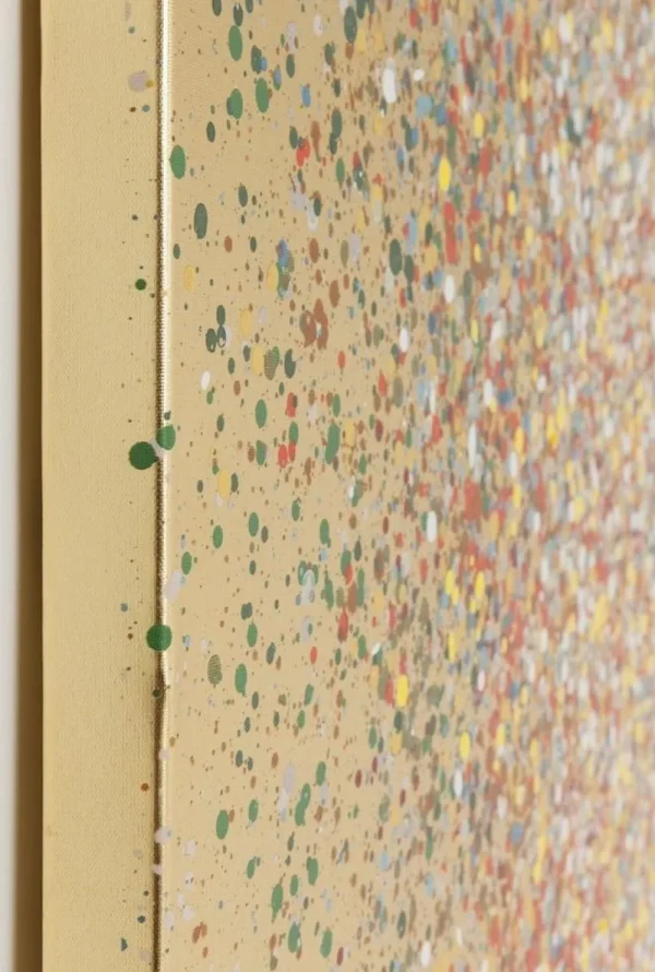 KARE Design Schilderij Touched Flower Boat Goud-rood 100x80cm