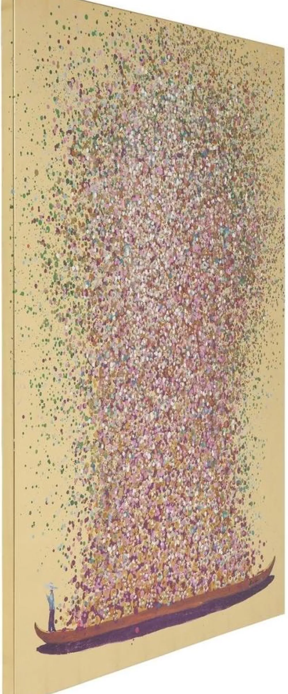 schilderij_touched_flower_boat_goudroze_xcm_1-1.webp KARE Design Schilderij Touched Flower Boat Goud-Roze 100x80cm