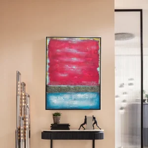 KARE Design Schilderij Vista Red 90x120cm