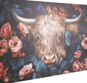 KARE Design Schilderij Yak In Flower 140x90cm