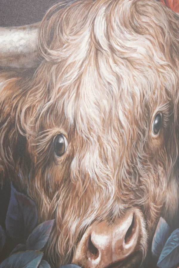 KARE Design Schilderij Yak In Flower 140x90cm