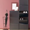 KARE Design Schoenenkast Caruso 3 Anthracite (MO)