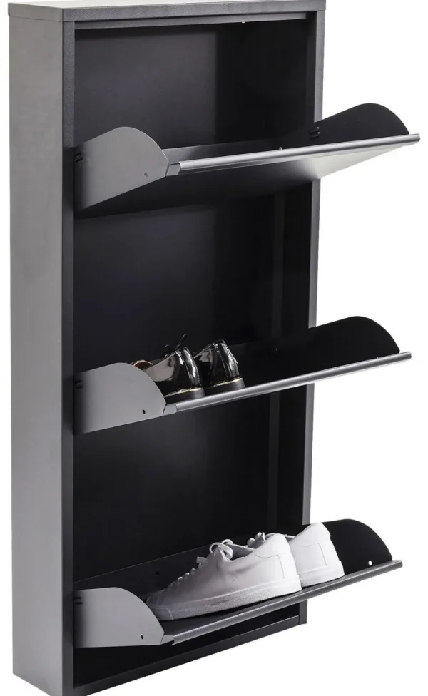 KARE Design Schoenenkast Caruso 3 Anthracite (MO)