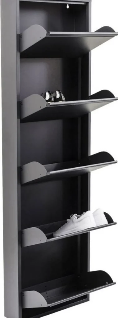 KARE Design Schoenenkast Caruso 5 Anthrazit (MO)