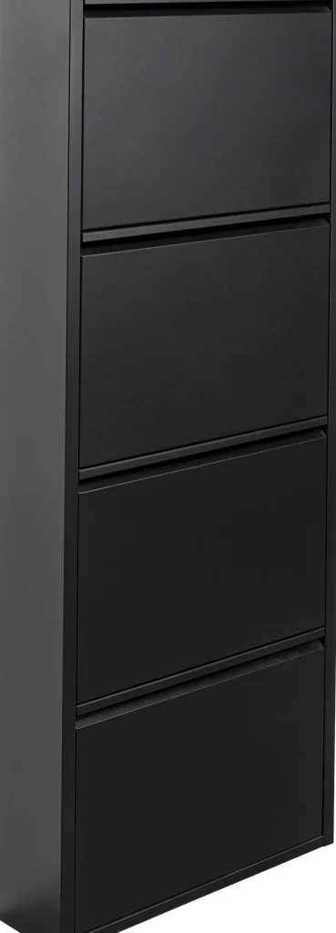KARE Design Schoenenkast Caruso 4 Black (MO)