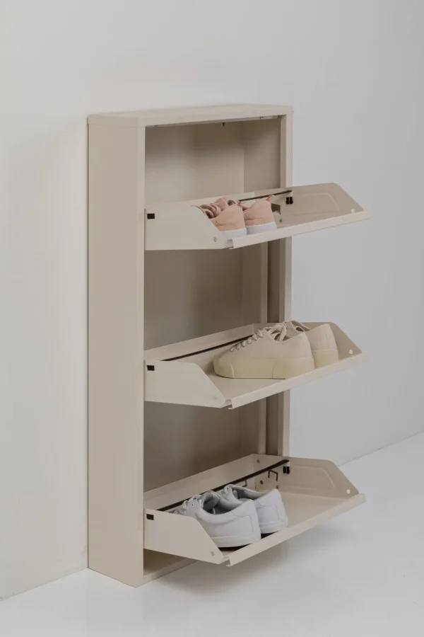 KARE Design Schoenenkast Caruso 3 Cream (MO)
