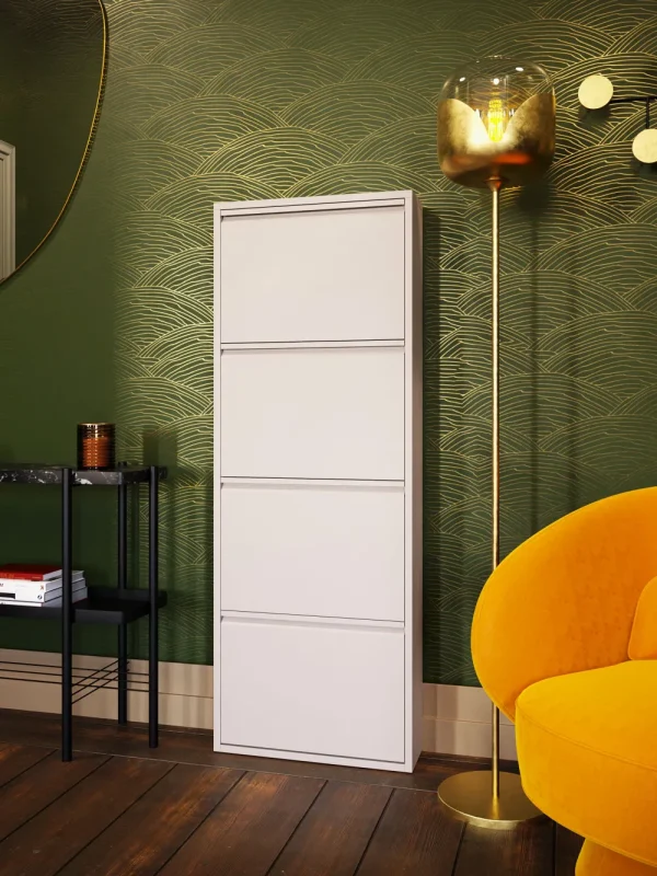 KARE Design Schoenenkast Caruso 4 Creme (MO)