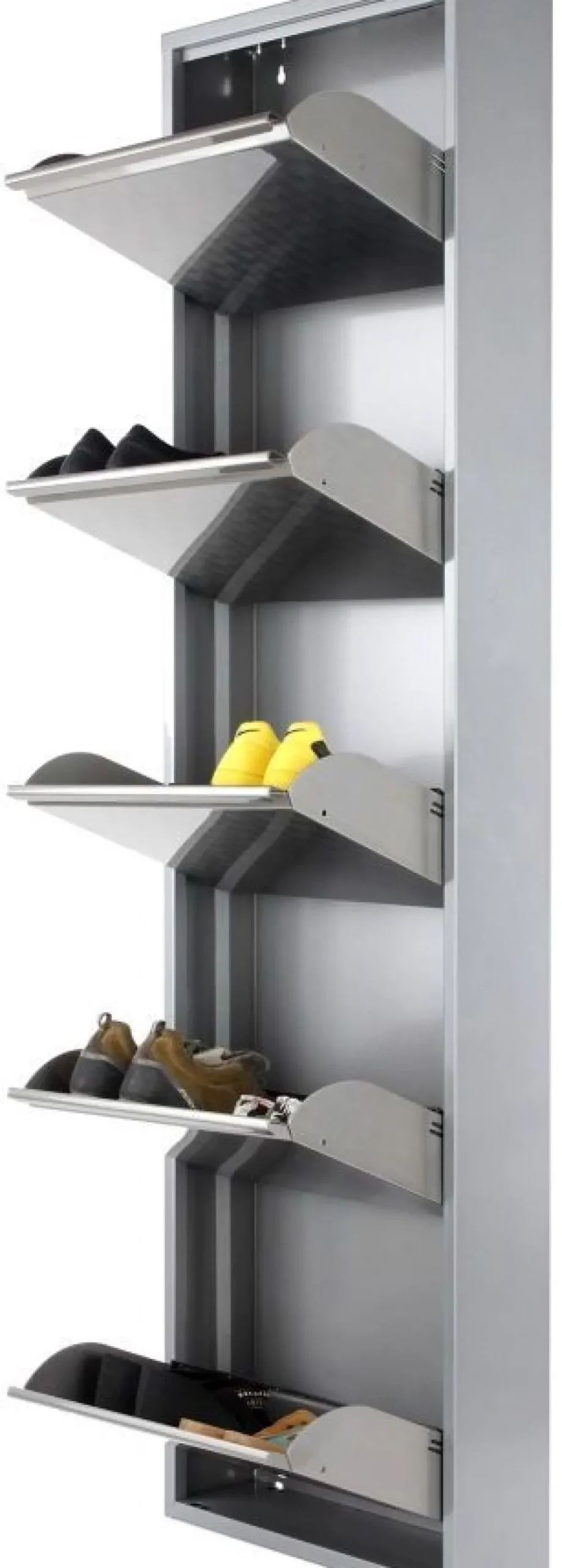 schoenenkast_caruso__silver_brushed_mo_3-1.webp KARE Design Schoenenkast Caruso 5 Silver Brushed (MO)