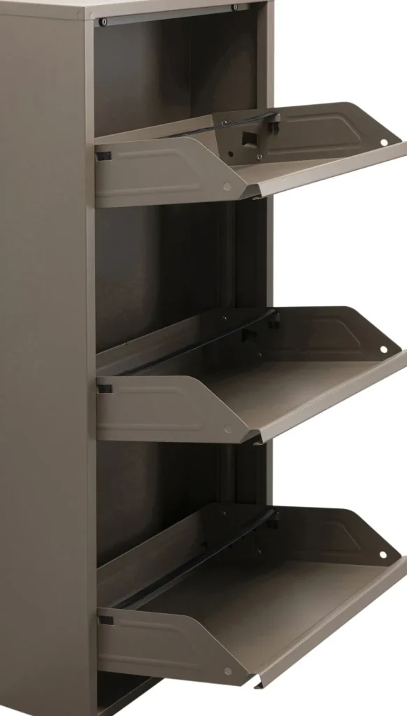 KARE Design Schoenenkast Caruso 3 Taupe (MO)