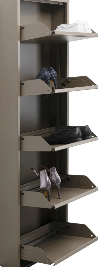 KARE Design Schoenenkast Caruso 5 Taupe (MO)