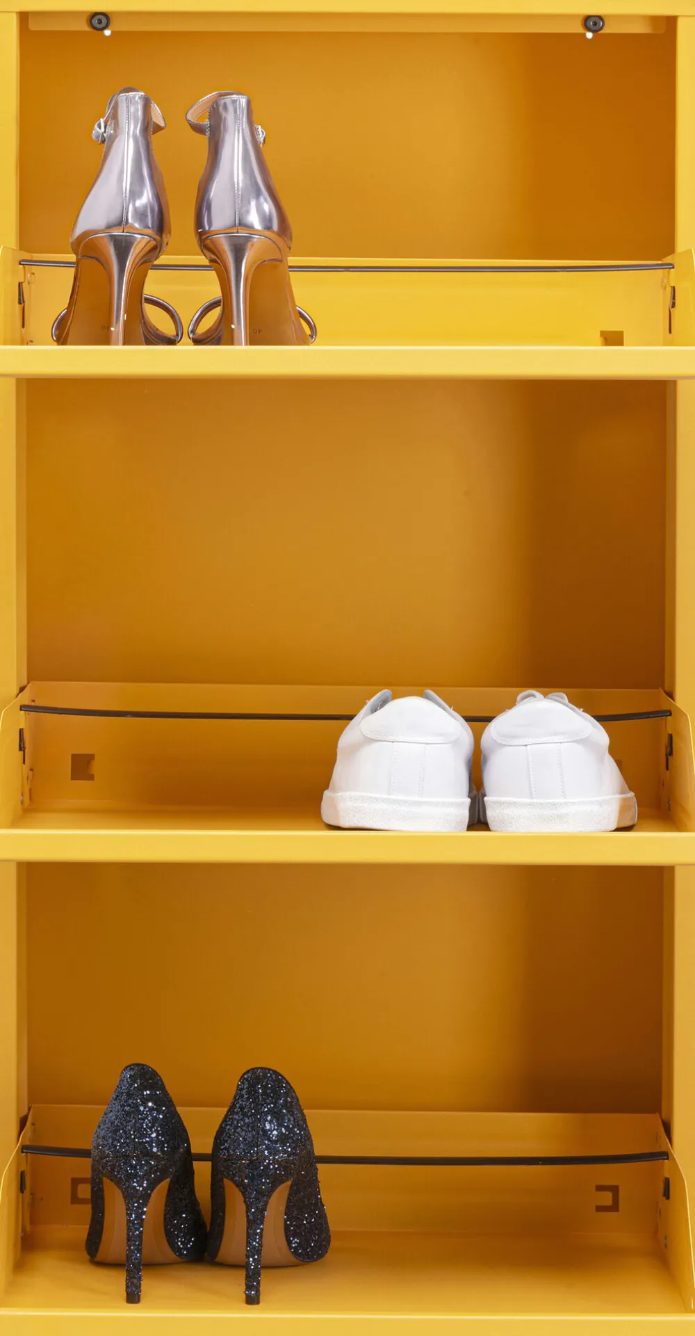 schoenenkast_caruso__yellow_mo_1.webp KARE Design Schoenenkast Caruso 3 Yellow (MO)