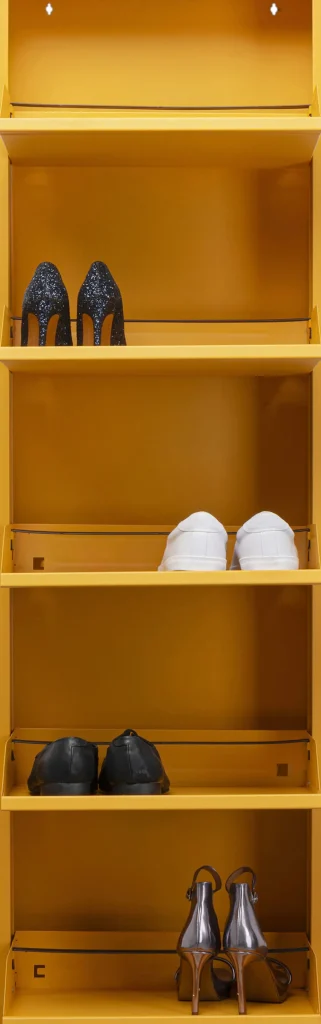 KARE Design Schoenenkast Caruso 5 Yellow (MO)