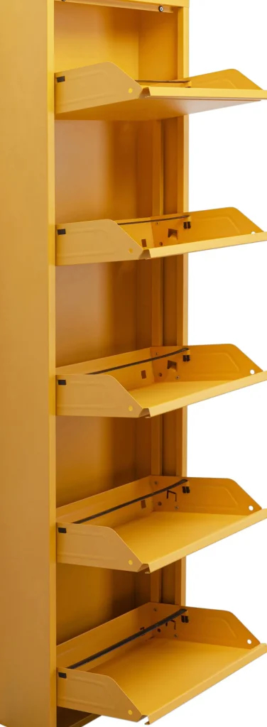 KARE Design Schoenenkast Caruso 5 Yellow (MO)