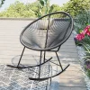KARE Design Schommelstoel Acapulco Mono Black