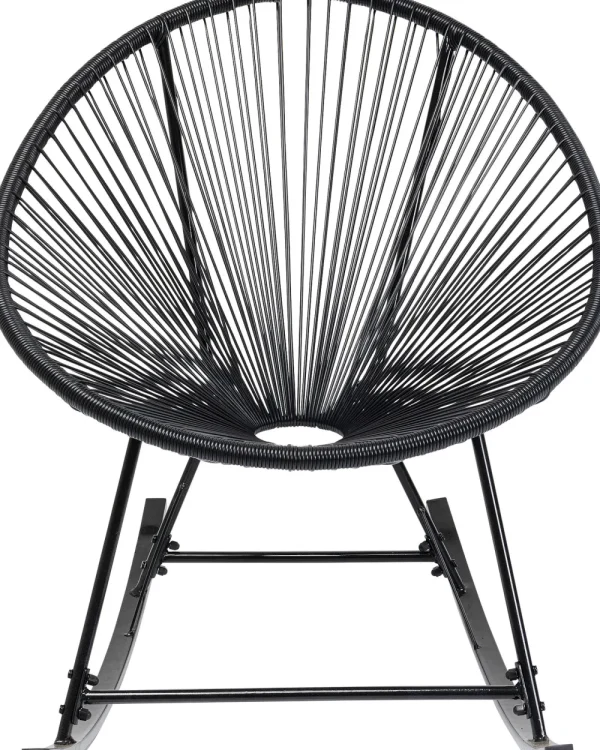 KARE Design Schommelstoel Acapulco Mono Black