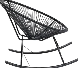 KARE Design Schommelstoel Acapulco Mono Black