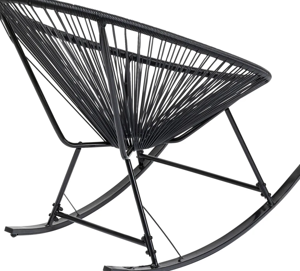 schommelstoel_acapulco_mono_black_3.webp KARE Design Schommelstoel Acapulco Mono Black