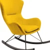 KARE Design Schommelstoel Oslo Yellow