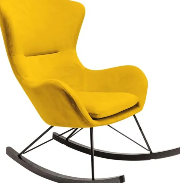 KARE Design Schommelstoel Oslo Yellow