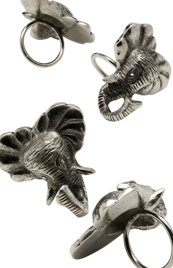 KARE Design Servetringen Happy Elephants (4/Set)