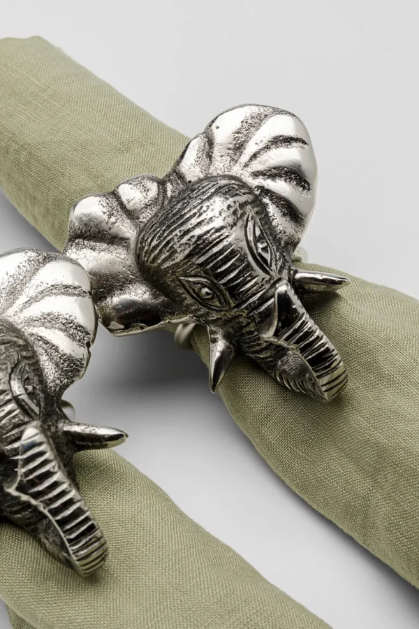 KARE Design Servetringen Happy Elephants (4/Set)