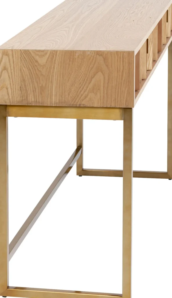 KARE Design Sidetable Concertina Nature 136x40cm