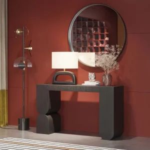 KARE Design Sidetable Curve Black 120x76cm