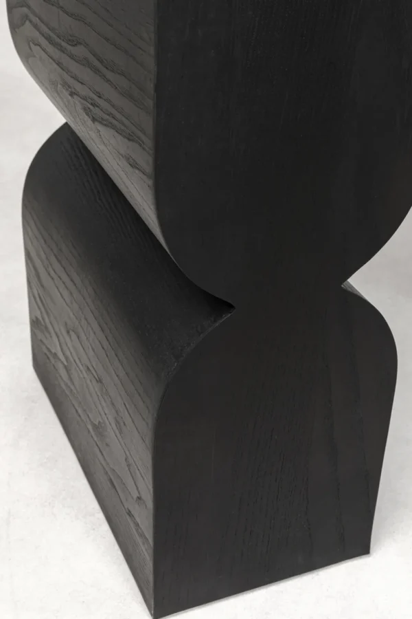 KARE Design Sidetable Curve Black 120x76cm