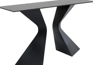 KARE Design Sidetable Gloria Black Ceramik 140x81cm