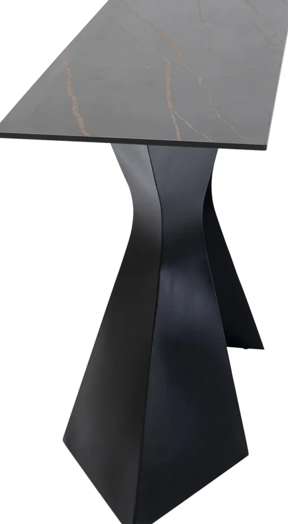 KARE Design Sidetable Gloria Black Ceramik 140x81cm