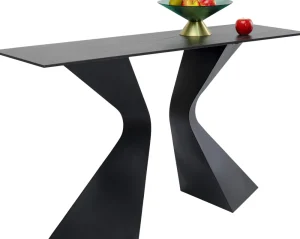 KARE Design Sidetable Gloria Black Ceramik 140x81cm