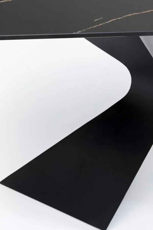 KARE Design Sidetable Gloria Black Ceramik 140x81cm