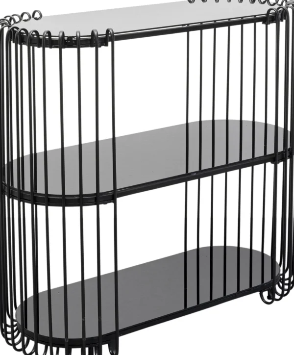 KARE Design Sidetable Wire Black 81x78cm