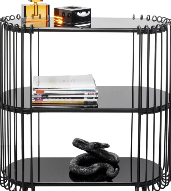 KARE Design Sidetable Wire Black 81x78cm