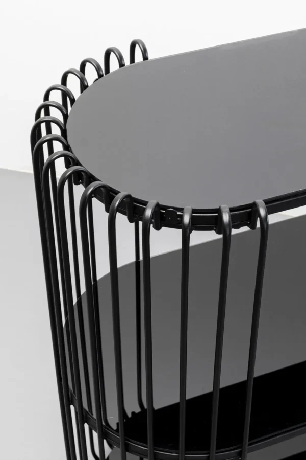KARE Design Sidetable Wire Black 81x78cm