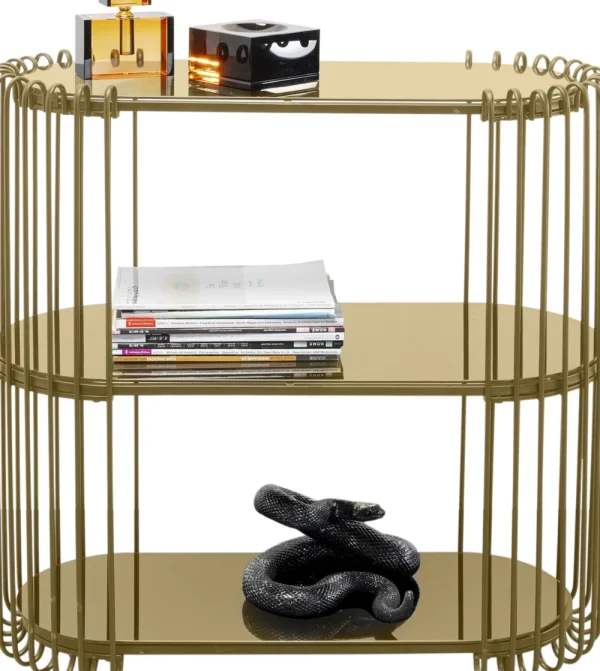 KARE Design Sidetable Wire Brass 81x78cm