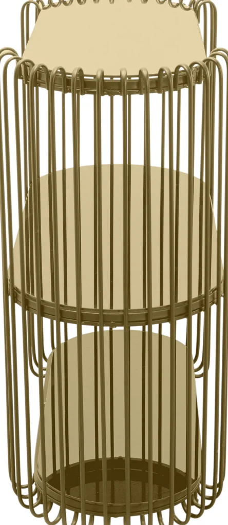 KARE Design Sidetable Wire Brass 81x78cm