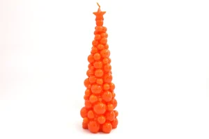 KARE Design SMAQQ A Bubbly Xmas Candle Tree 30CM Dark Orange