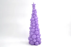 KARE Design SMAQQ A Bubbly Xmas Candle Tree 30CM Loving Lila