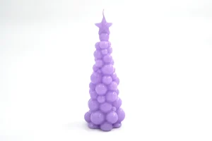 KARE Design SMAQQ A Bubbly Xmas Candle Tree 21CM Loving Lila