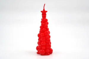 KARE Design SMAQQ A Bubbly Xmas Candle Tree 21CM Radiant Red