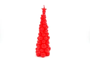 KARE Design SMAQQ A Bubbly Xmas Candle Tree 30CM Radiant Red