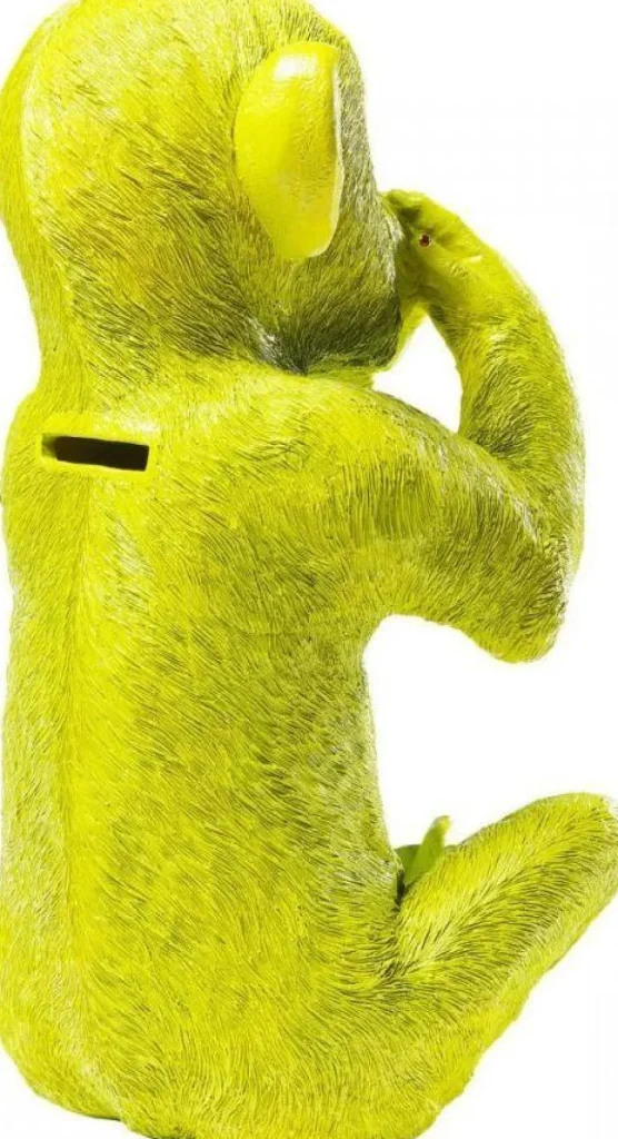 KARE Design Spaarpot Monkey Iwazaru Groen