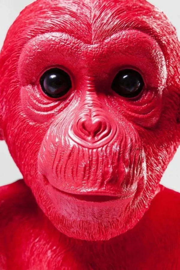 KARE Design Spaarpot Monkey Kikazaru Rood