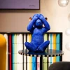 KARE Design Spaarpot Monkey Mizaru Blauw