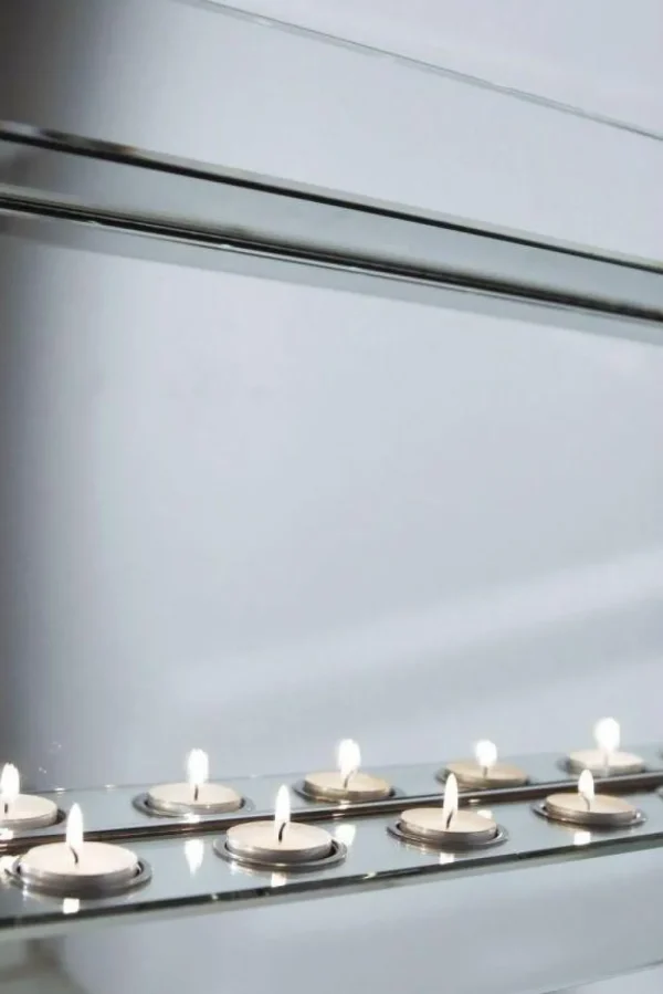 KARE Design Spiegel Big Beauty Candle Light 90x35cm