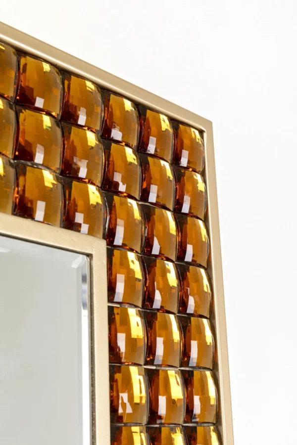 KARE Design Spiegel Crystals Brass 80x180cm