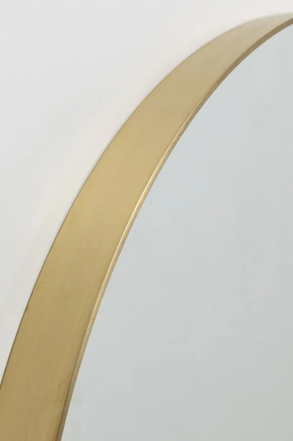 KARE Design Spiegel Curve MO Messing Ø100cm