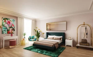 KARE Design Spiegel Curve MO Messing 70x200cm