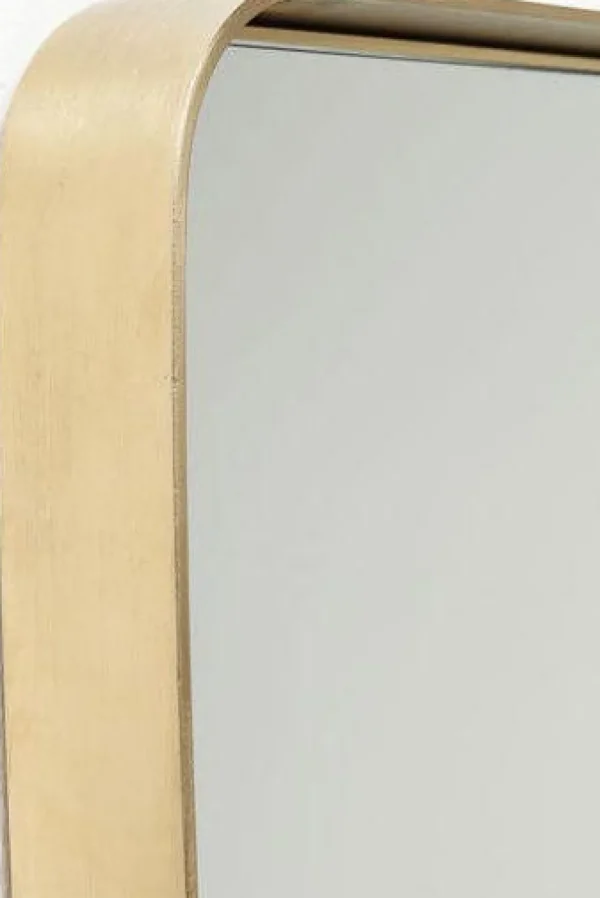 KARE Design Spiegel Curve Rechthoekig Messing 80x120cm